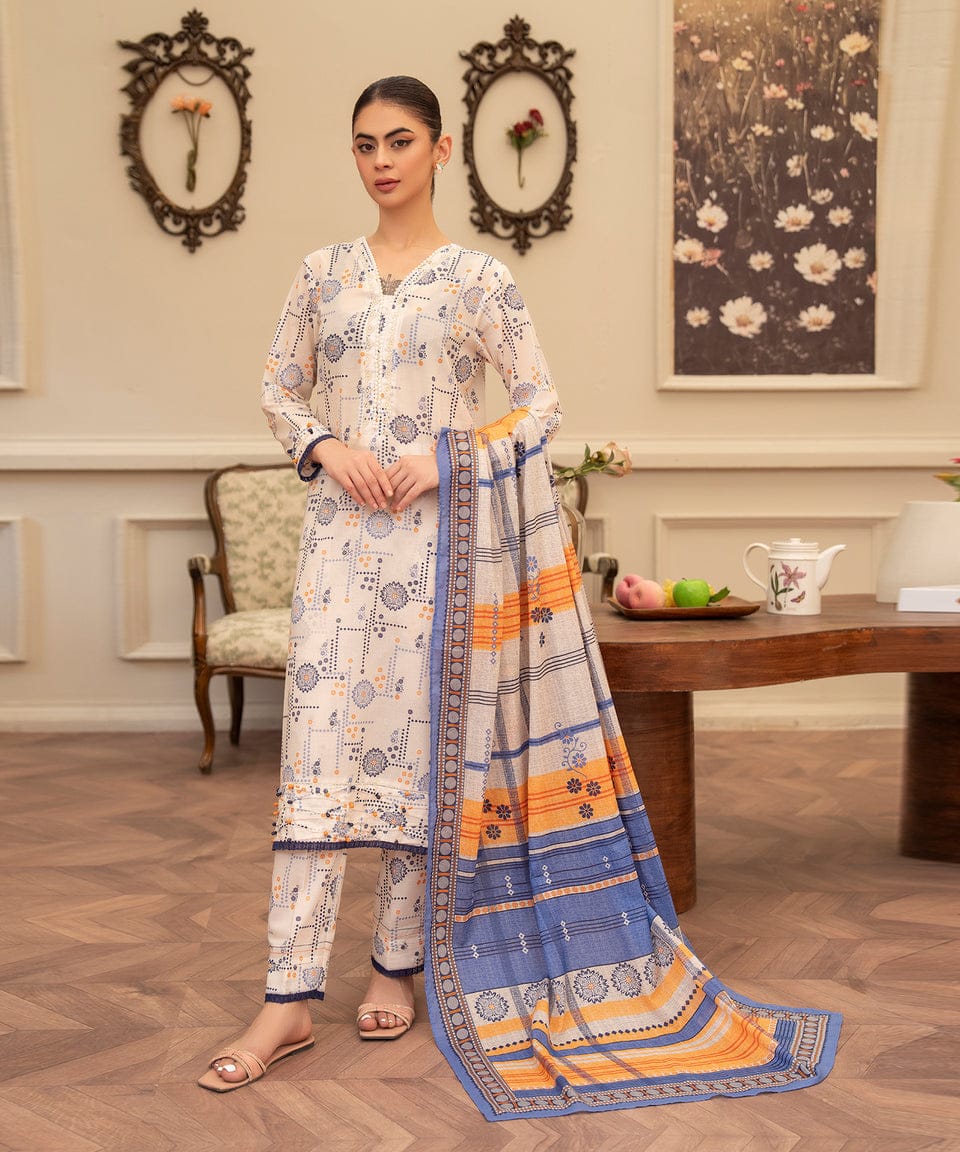 Indigo Spice – Ethnic Grace Printed 3-Piece Set