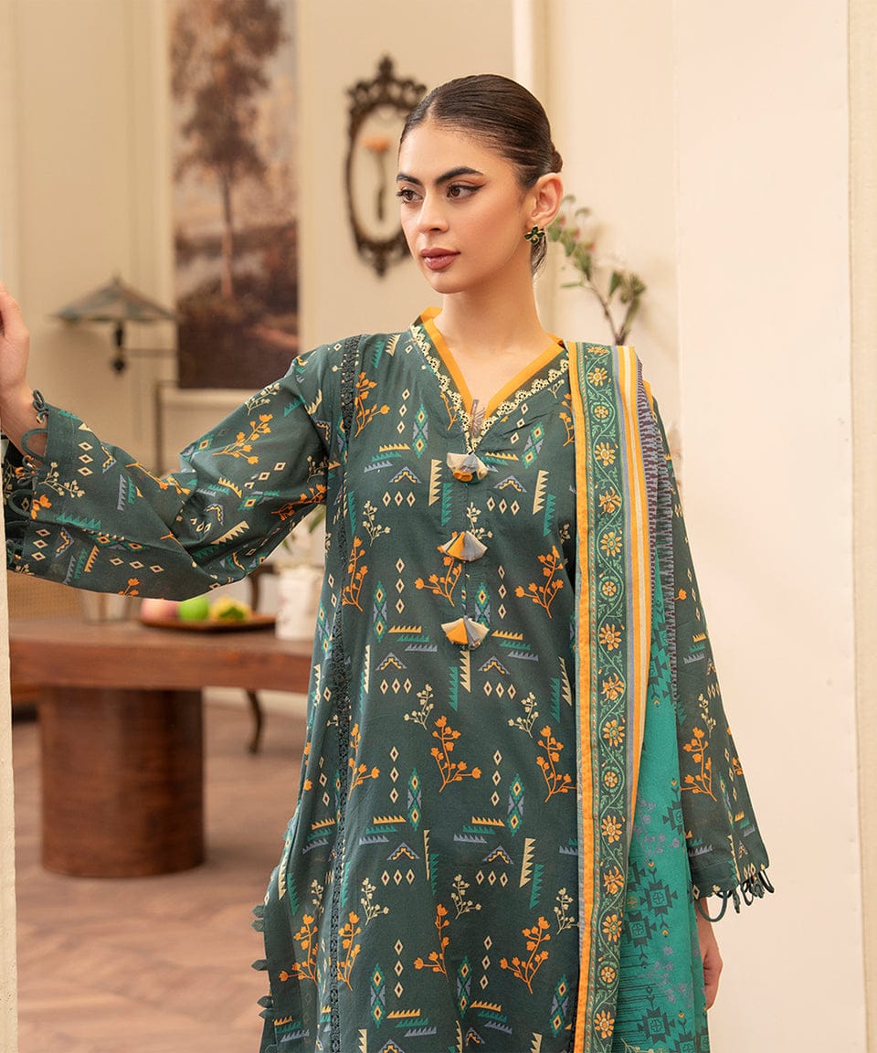 Pine Grove – Classic Bloom Printed 3-Piece Set