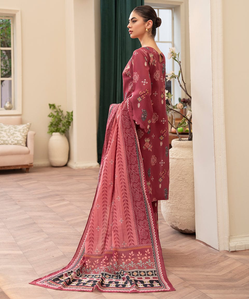 Mulberry Grace – Vintage Print 3-Piece Set
