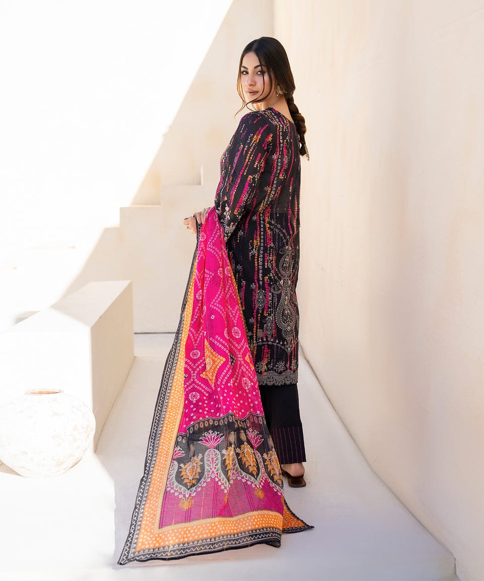 Rosé Noir – Statement Print 3-Piece Set