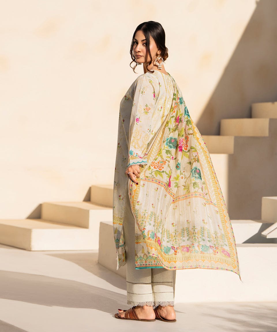 Golden Petal – Sunrise Glow Printed 3-Piece Set