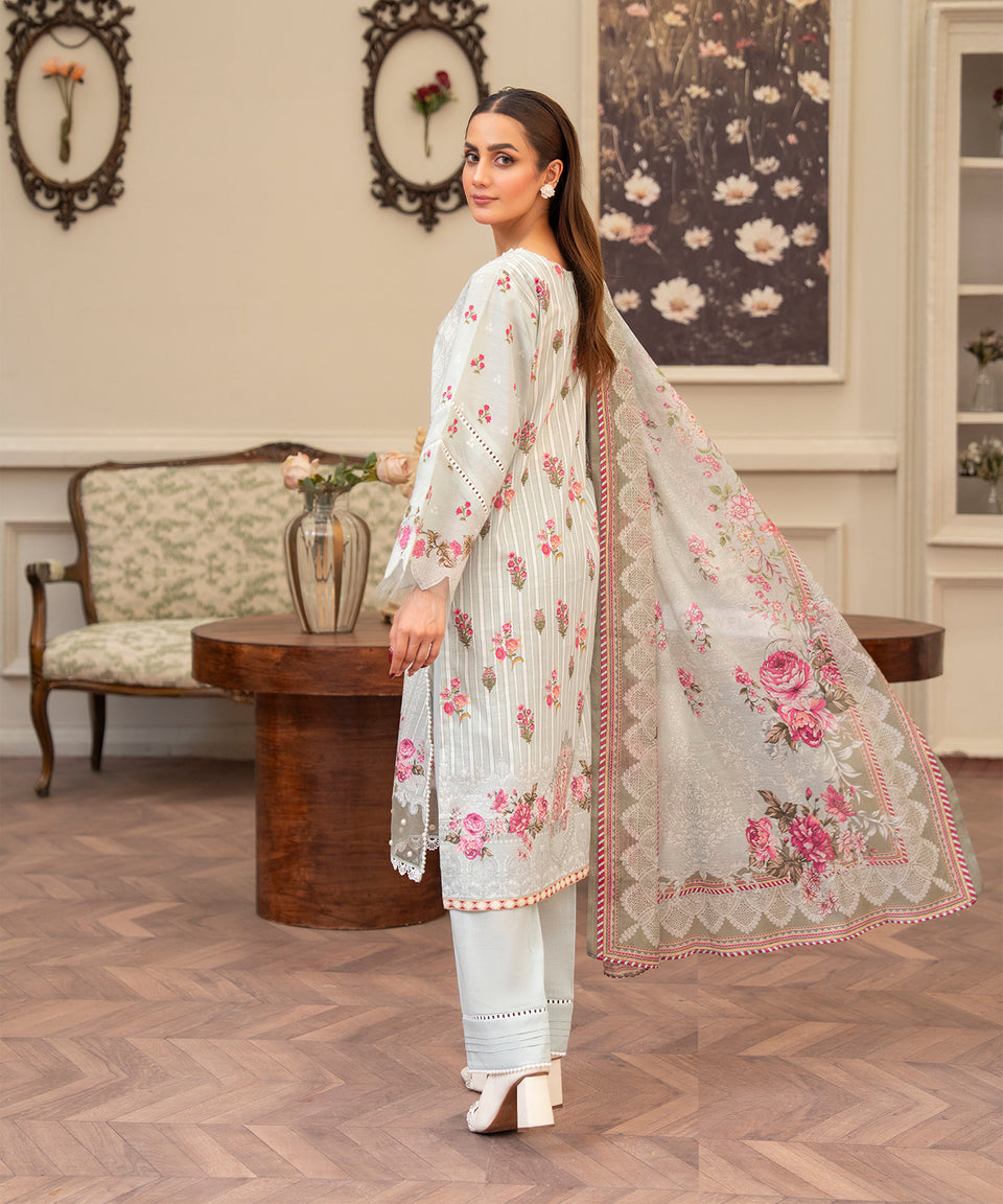 3PC RUNGBURRY PRINTED LAWN