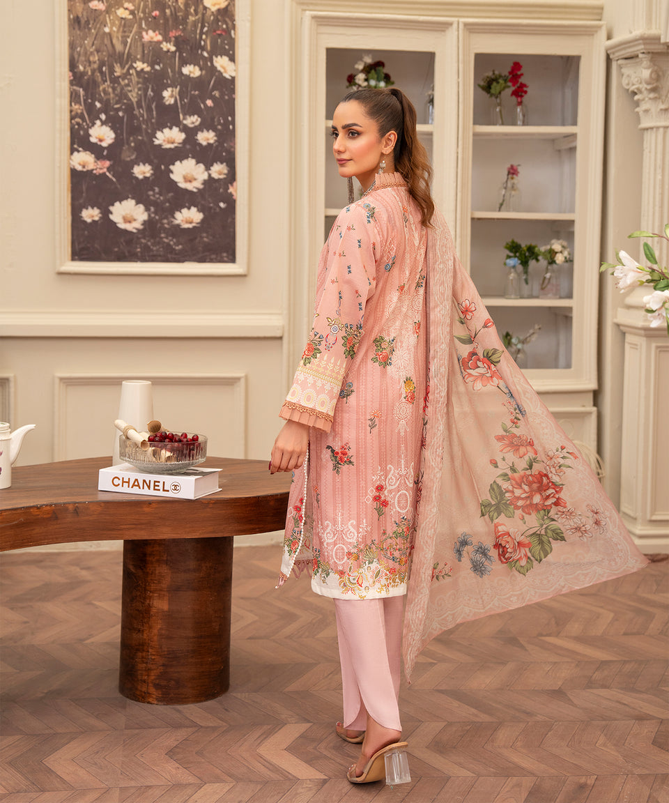 3PC RUNGBURRY PRINTED LAWN