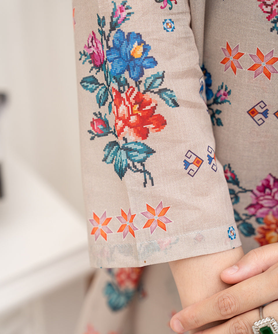 3PC DIGITAL PRINTED LAWN