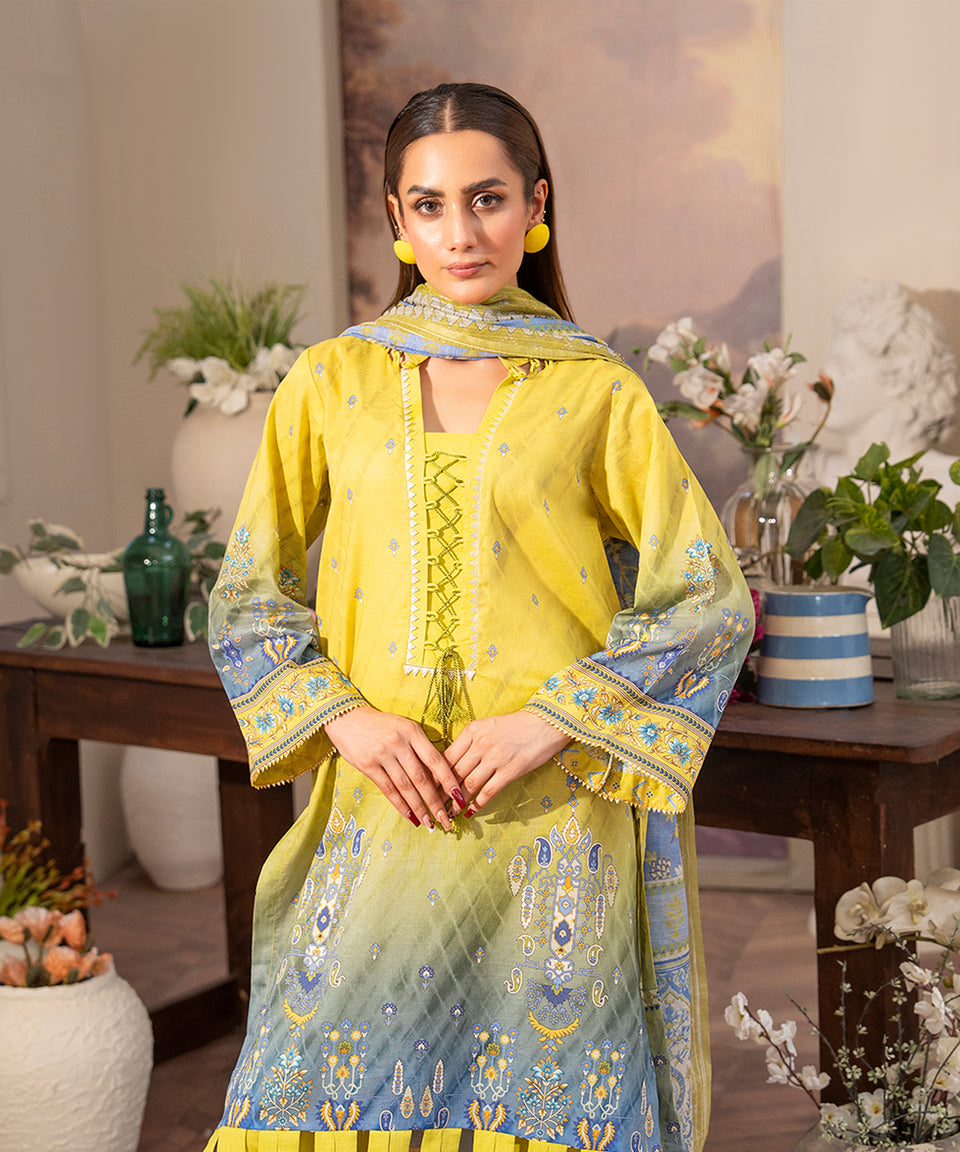 RUNGBURRY 3PC PRINTED LAWN
