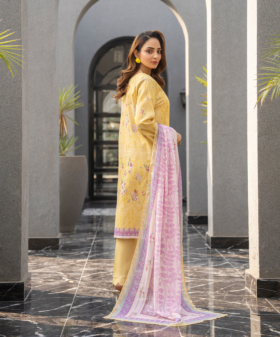 3PC UNIVERSAL DIGITAL EMBROIDERED LAWN